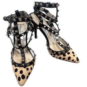 Inspired Rockstud heels, size 36, worn 2x, runs small - more like a size 5.5